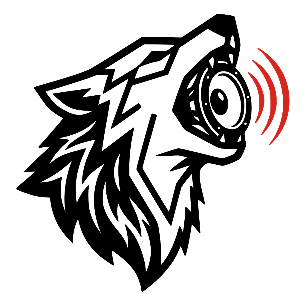 Création Audio — loup aux ondes rouges